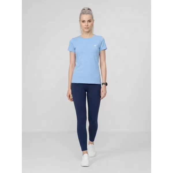  Dámské triko 4F 4FWAW25TFTSF1527 LIGHT BLUE 