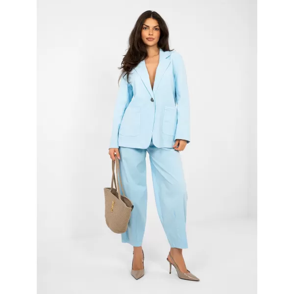  Dámská bunda RUE PARIS IT-MA-FL7703.49 LIGHT BLUE 