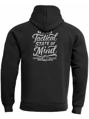Pánská mikina PENTAGON PHAETON HOOD STATE OF MIND K09021-ST BLACK