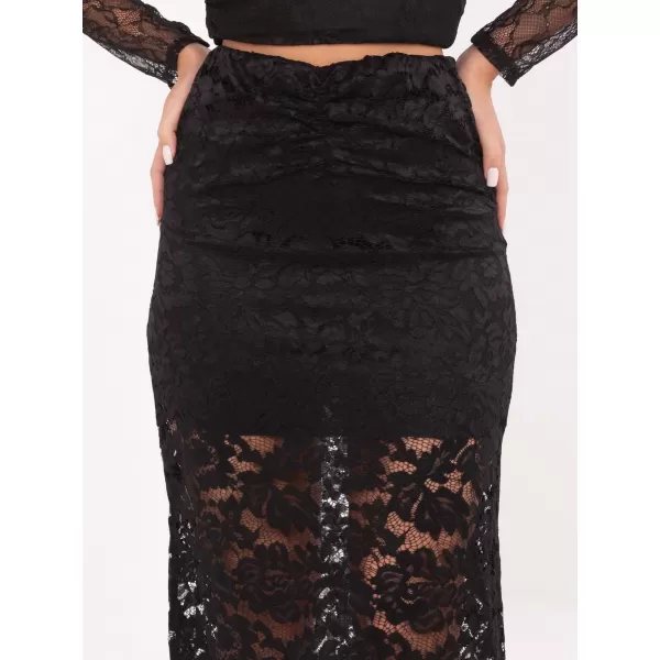  Dámská sukně ITALY MODA MI-SD-G9137.16P NOIRE 