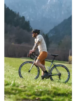 Pánské cyklistické šortky NORDBLANC LEADING NBSPM8082 HNĚDÁ