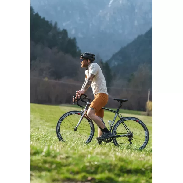  Pánské cyklistické šortky NORDBLANC LEADING NBSPM8082 HNĚDÁ 