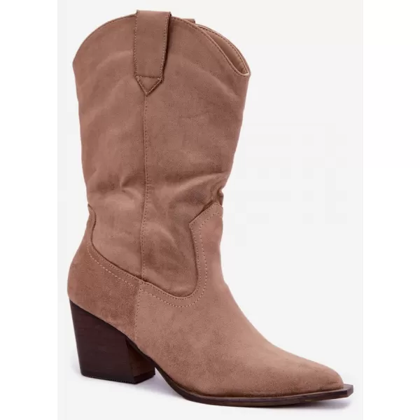  Dámské kovbojky BOTO D-207 BEIGE 