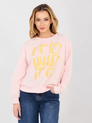 Dámská mikina RUE PARIS IT-BL-22183.45 BRIGHT PINK