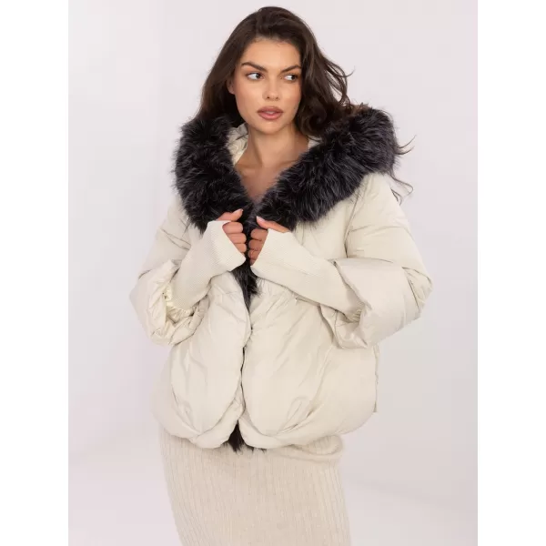  Dámská bunda FACTORY PRICE MBM-KR-26106.96 LIGHT BEIGE 