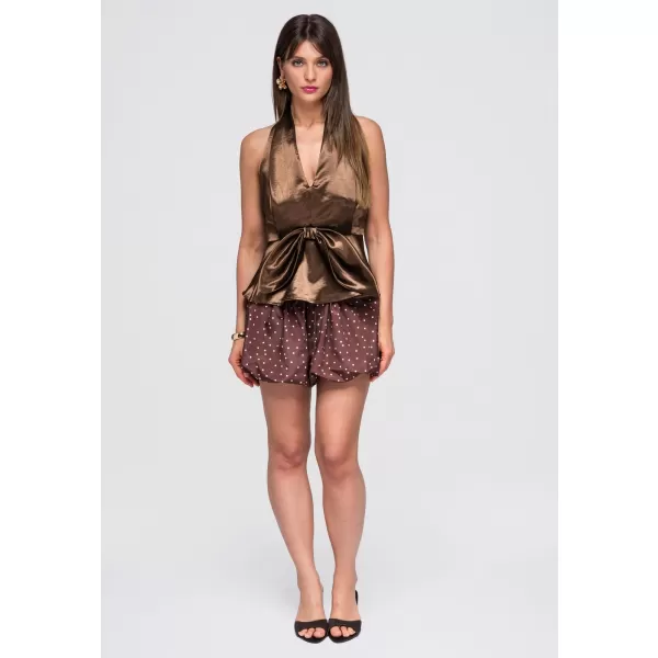  Dámská blůza LARICA OW-TS-E0051 BROWN 
