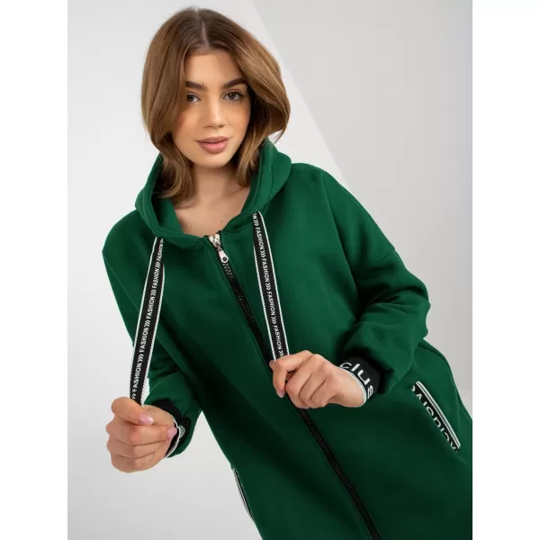  Dámská mikina RELEVANCE RV-BL-6832.10 DARK GREEN 