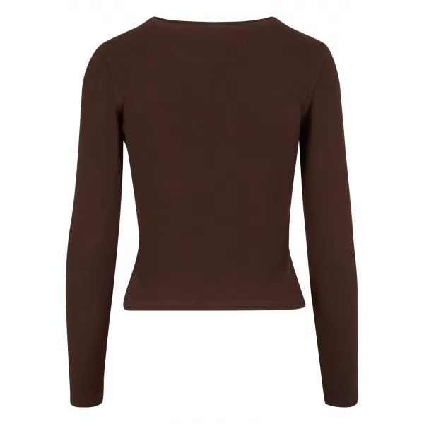  Dámské triko URBAN CLASSICS TB7786 WARM/BROWN 