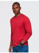 Pánské tričko OMBRE OM-LSBL-0142 RED