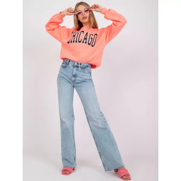  Dámská mikina EX MODA EM-BL-617-C.29X FLUO PINK 