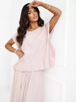 Dámská halenka ITALY MODA IT-BZ-FL10332.80 BRIGHT PINK