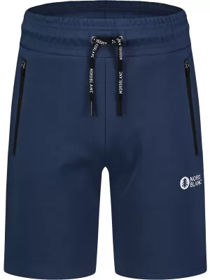 Pánské bavlněné kraťasy NORDBLANC RELAXEDFIT NBSPM8254 MODRÁ