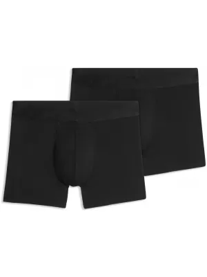 Pánské boxerky PUMA MEN SHINE ELASTIC BOXERS 2P 94780602 BLACK