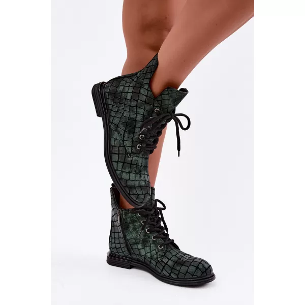  Dámské kotníkové boty ARTIKER 55C1325 GREEN/BLACK 