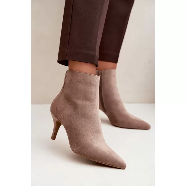  Dámské kotníkové boty BOTO 2905A-1 BEIGE 