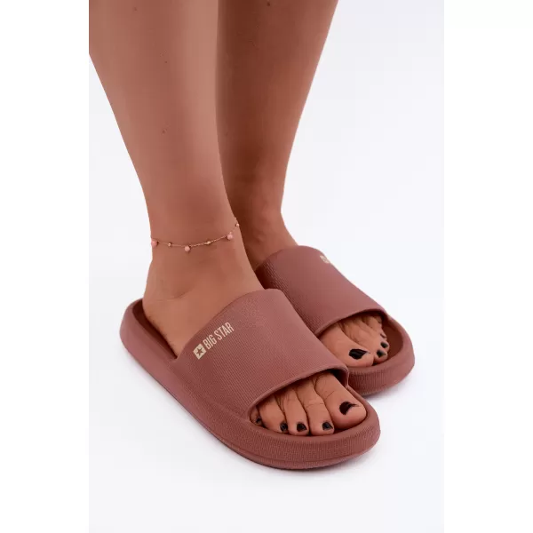 Dámské pantofle BIG STAR SHOES UU274088 SHADES OF RED 