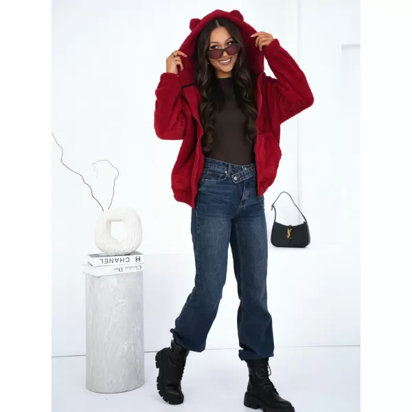 Dámská mikina FACTORY PRICE CS-BL-BT1030.00P DARK RED 