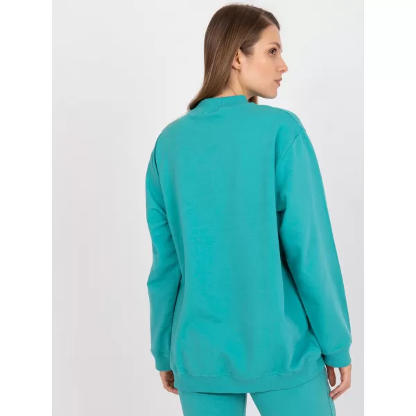  Dámská mikina BASIC FEEL GOOD AP-BL-A-R001 TURQUOISE 