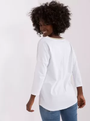 Dámská halenka RUE PARIS RV-BZ-8050.04 WHITE