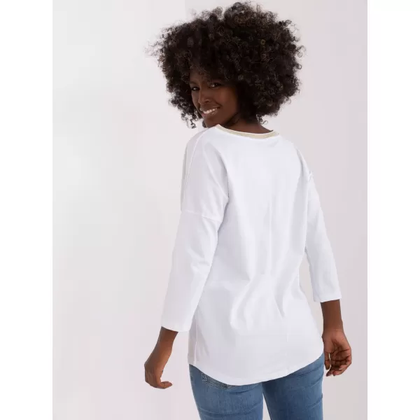  Dámská halenka RUE PARIS RV-BZ-8050.04 WHITE 