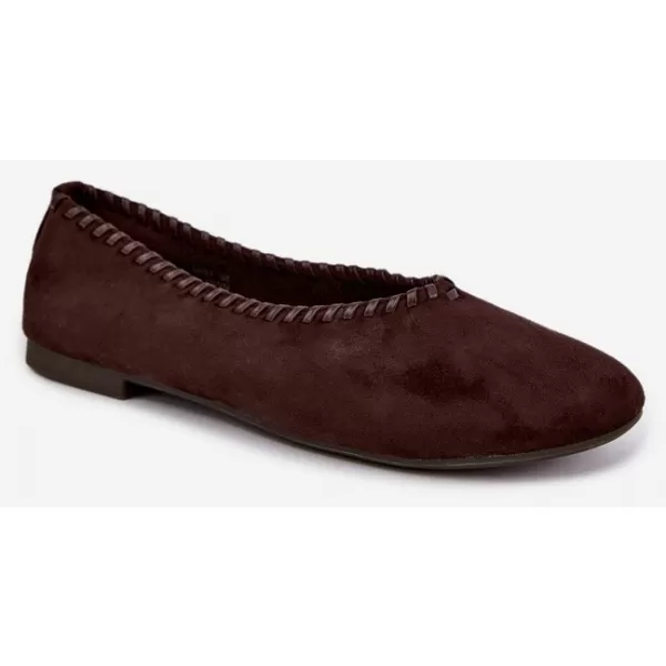  Dámské baleríny BOTO 9897 BROWN 