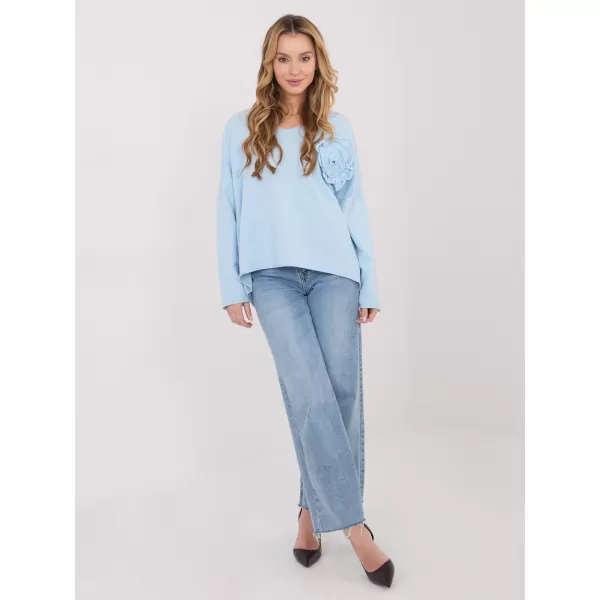  Dámská halenka FACTORY PRICE IT-BZ-6694.69 LIGHT BLUE 