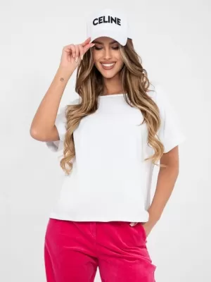 Dámské triko RUE PARIS RV-BZ-A1185.19 WHITE
