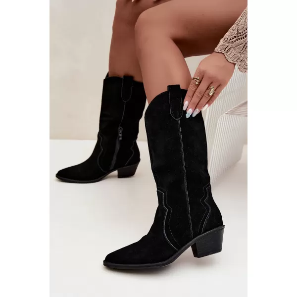  Dámské kozačky BOTO 5312 BLACK 