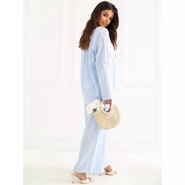  Dámské kalhoty ITALY MODA IT-SP-2873.02 LIGHT BLUE 