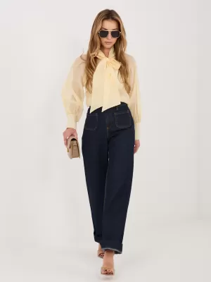 Dámská halenka ITALY MODA IT-KS-26010.76 BRIGHT YELLOW
