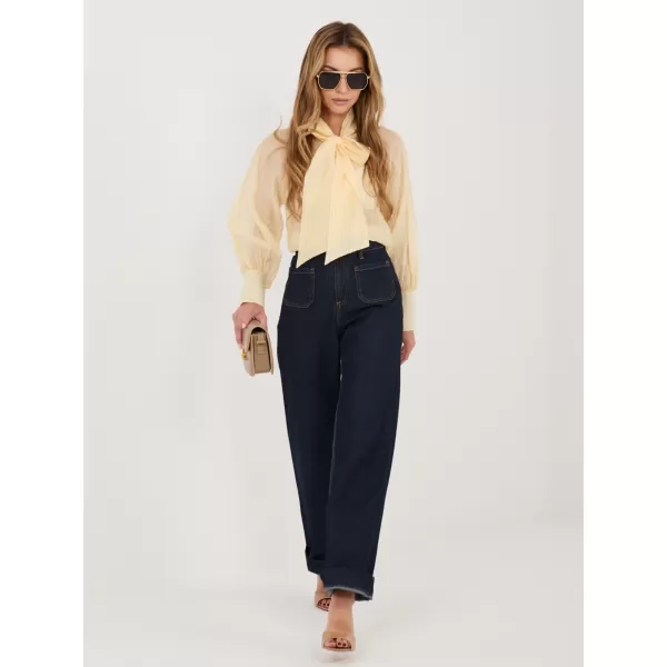  Dámská halenka ITALY MODA IT-KS-26010.76 BRIGHT YELLOW 