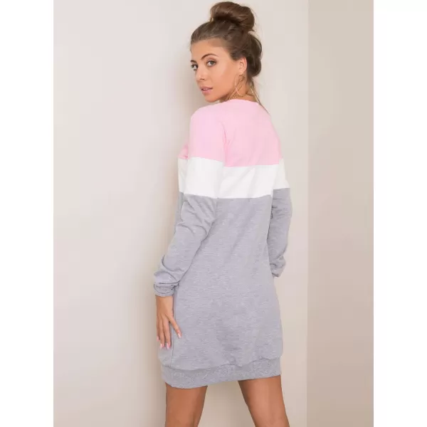  Dámské šaty RUE PARIS RV-SK-5869.04 PINK 