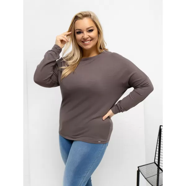  Dámská halenka RELEVANCE RV-BZ-A-163.09 BROWN 