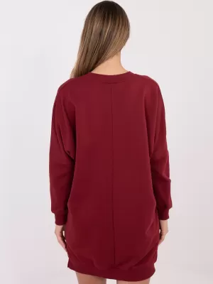 Dámské šaty RELEVANCE RV-SK-6019.67 BURGUNDY