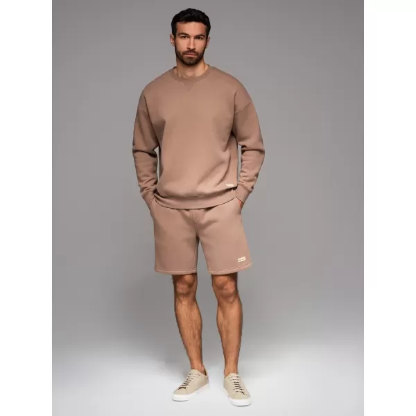 Pánský set kraťas OMBRE Z129 CREAM/LIGHT BROWN 
