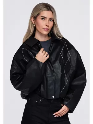 Dámská bunda OMBRE OW-JT-E0004 BLACK