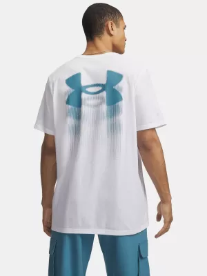 Pánské triko UNDER ARMOUR M BLUR LOGO SS 6009245-100 BÍLÁ