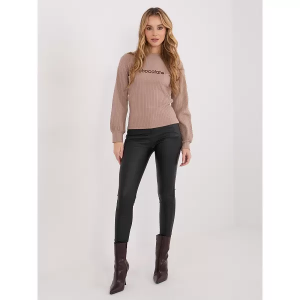  Dámská halenka RUE PARIS RV-BZ-A1051.96 DARK BEIGE 