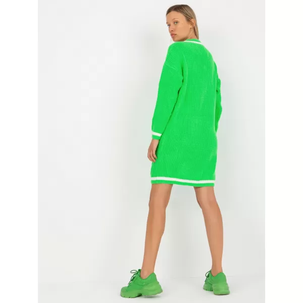  Dámský svetr RUE PARIS LC-SW-8023.55P FLUO GREEN 