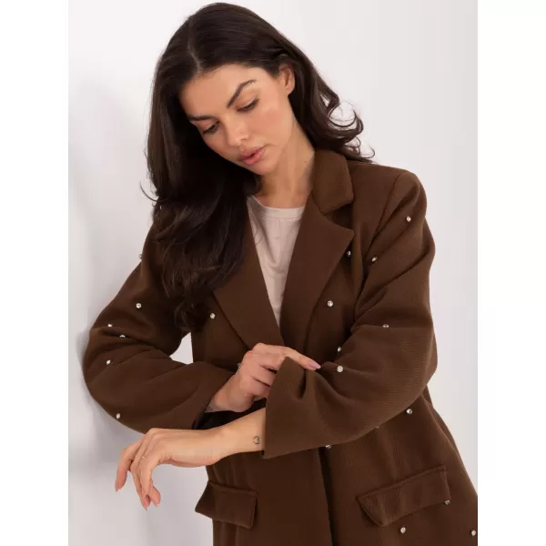  Dámské sako ITALY MODA IT-MA-18365.97 BROWN 