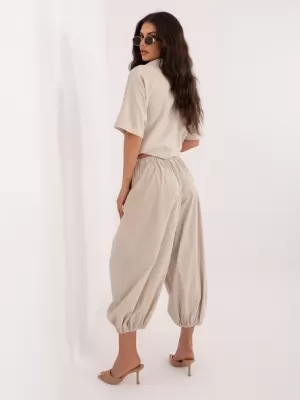 Dámské kalhoty ITALY MODA IT-SP-FL10309-1.02 BEIGE