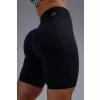 High-waist šortky s kapsami NEBBIA PRIMAL 858 BLACK