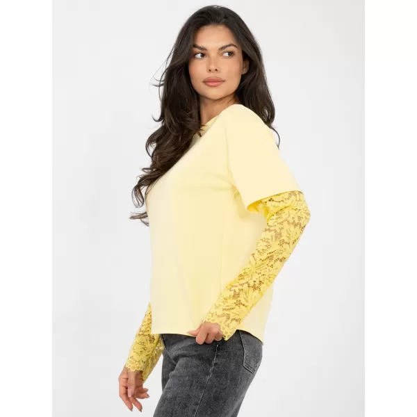  Dámská halenka FACTORY PRICE IT-BZ-22128.27 BRIGHT YELLOW 
