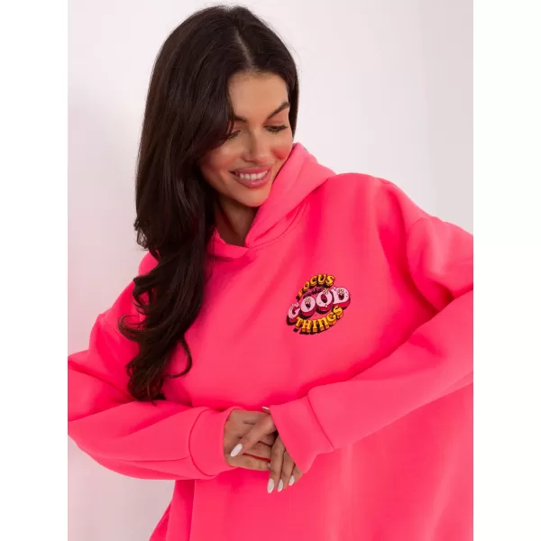  Dámská mikina FACTORY PRICE MJ-BL-H2503.70 FLUO PINK 