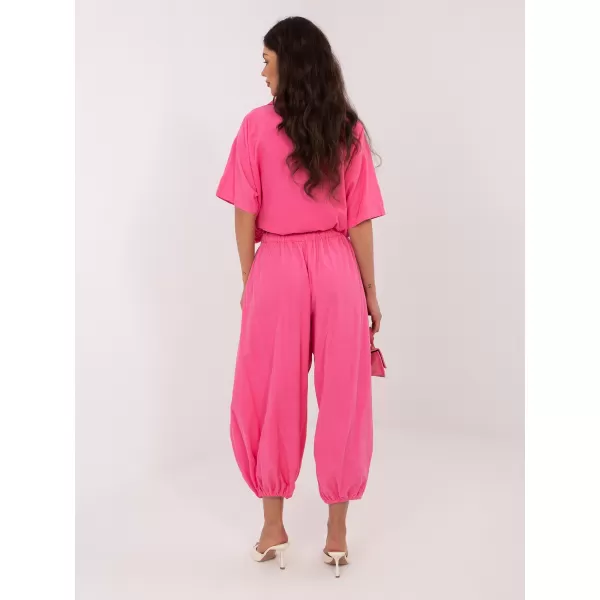  Dámské kalhoty ITALY MODA IT-SP-FL10309-1.91 DARK PINK 