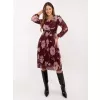 Dámské šaty ITALY MODA IT-SK-10536.18P BURGUNDY