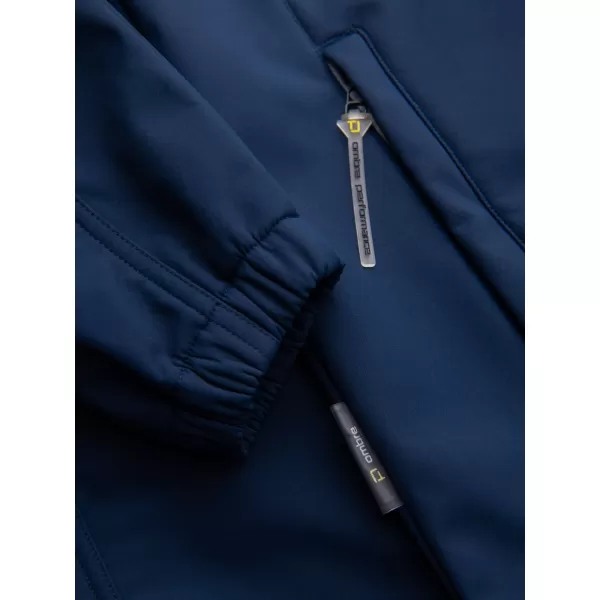  Pánská softshellová bunda OMBRE C581 NAVY BLUE 