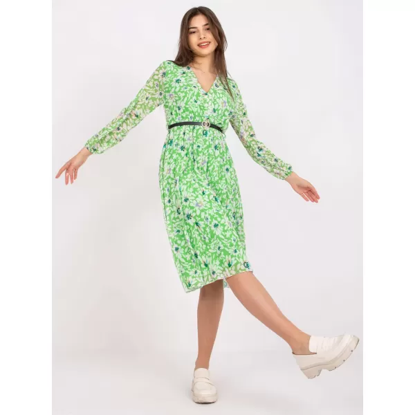  Dámské šaty ITALY MODA DHJ-SK-10536A-1.80 BRIGHT GREEN 
