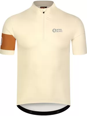 Pánský cyklo dres NORDBLANC CAMEL NBSMF8079 BÉŽOVÁ