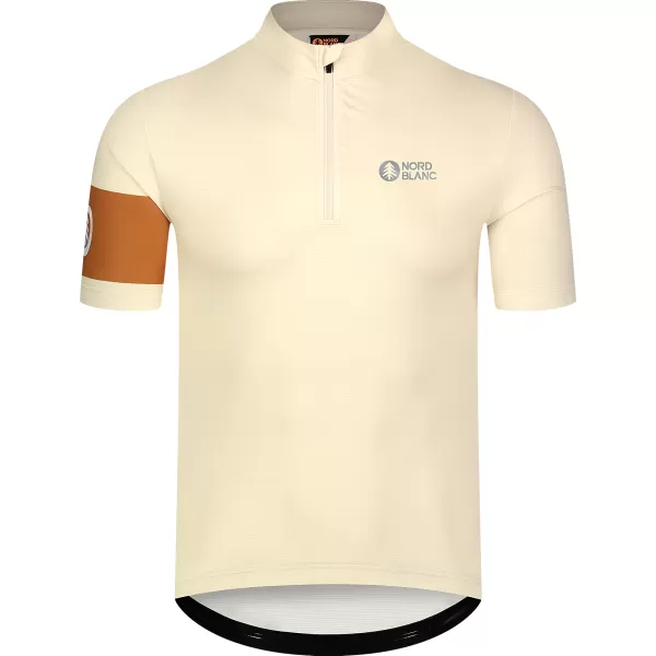  Pánský cyklo dres NORDBLANC CAMEL NBSMF8079 BÉŽOVÁ 